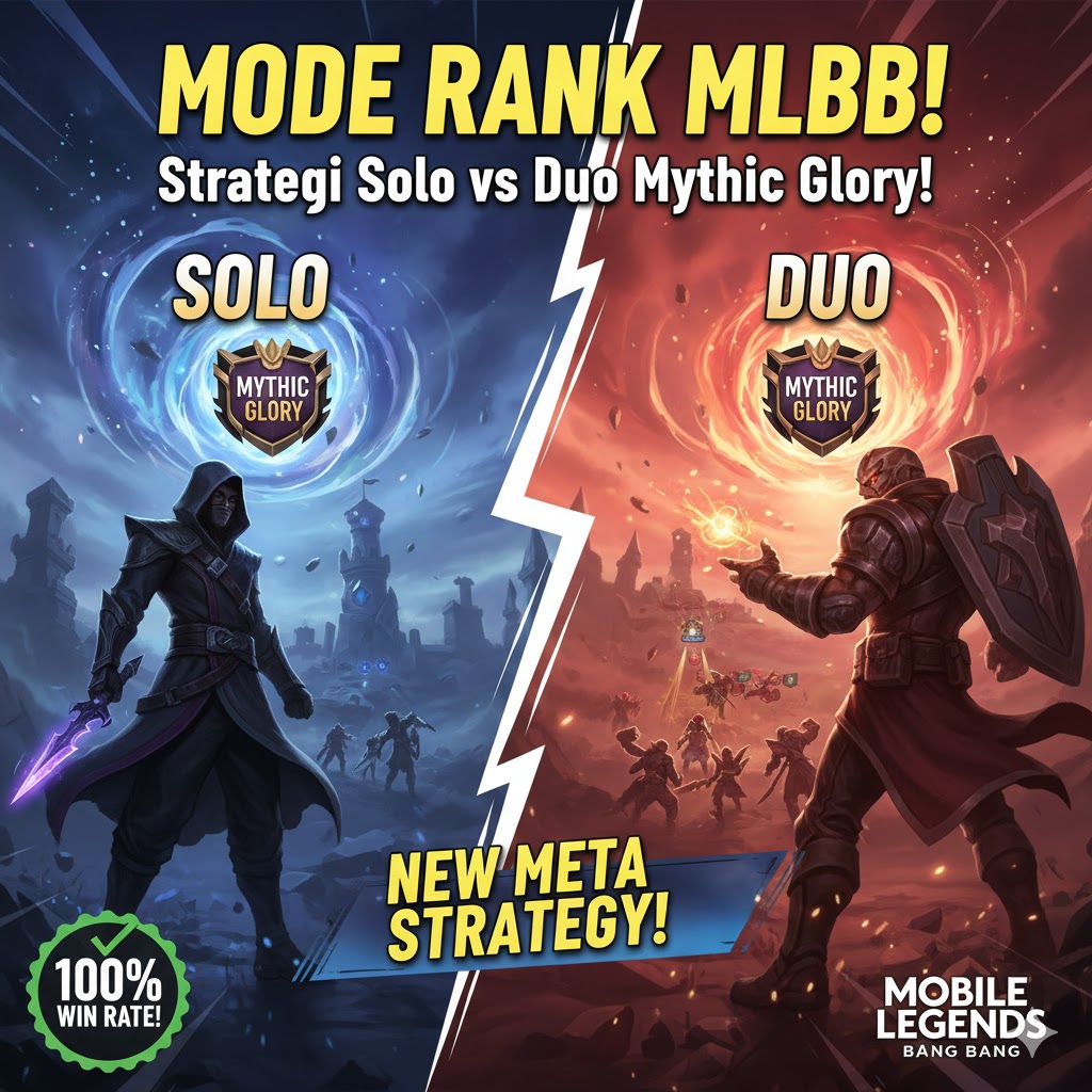 Mode Rank MLBB: Strategi Solo vs Duo Mythic Glory!