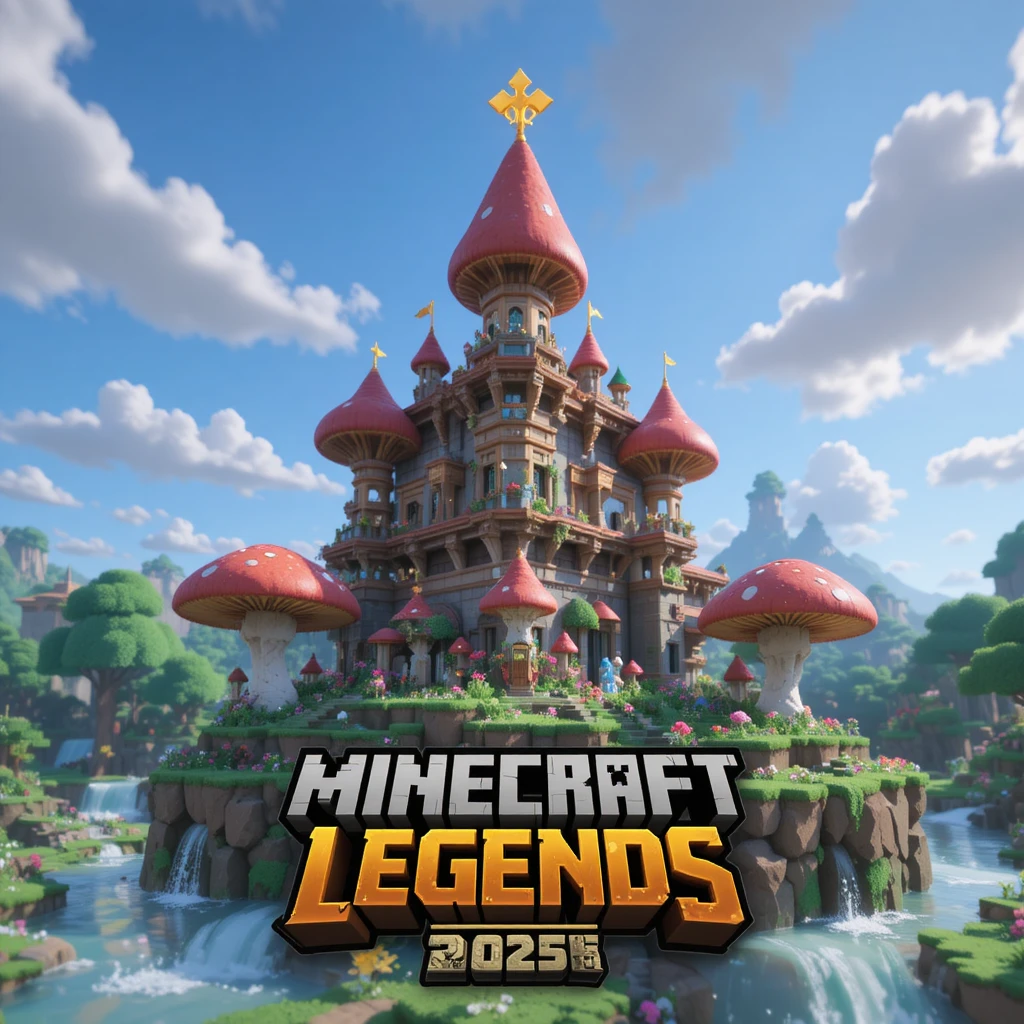 Minecraft Legends 2025: Faksi Baru "Mushroom Kingdom"