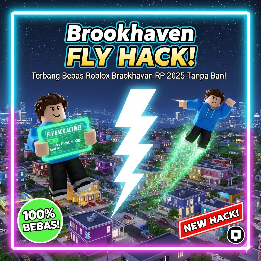Brookhaven Fly Hack: Terbang Bebas Roblox Brookhaven RP 2025 Tanpa Ban!