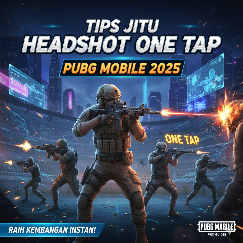 Tips Jitu Headshot One Tap PUBG Mobile 2025 - Zero Recoil Pro!