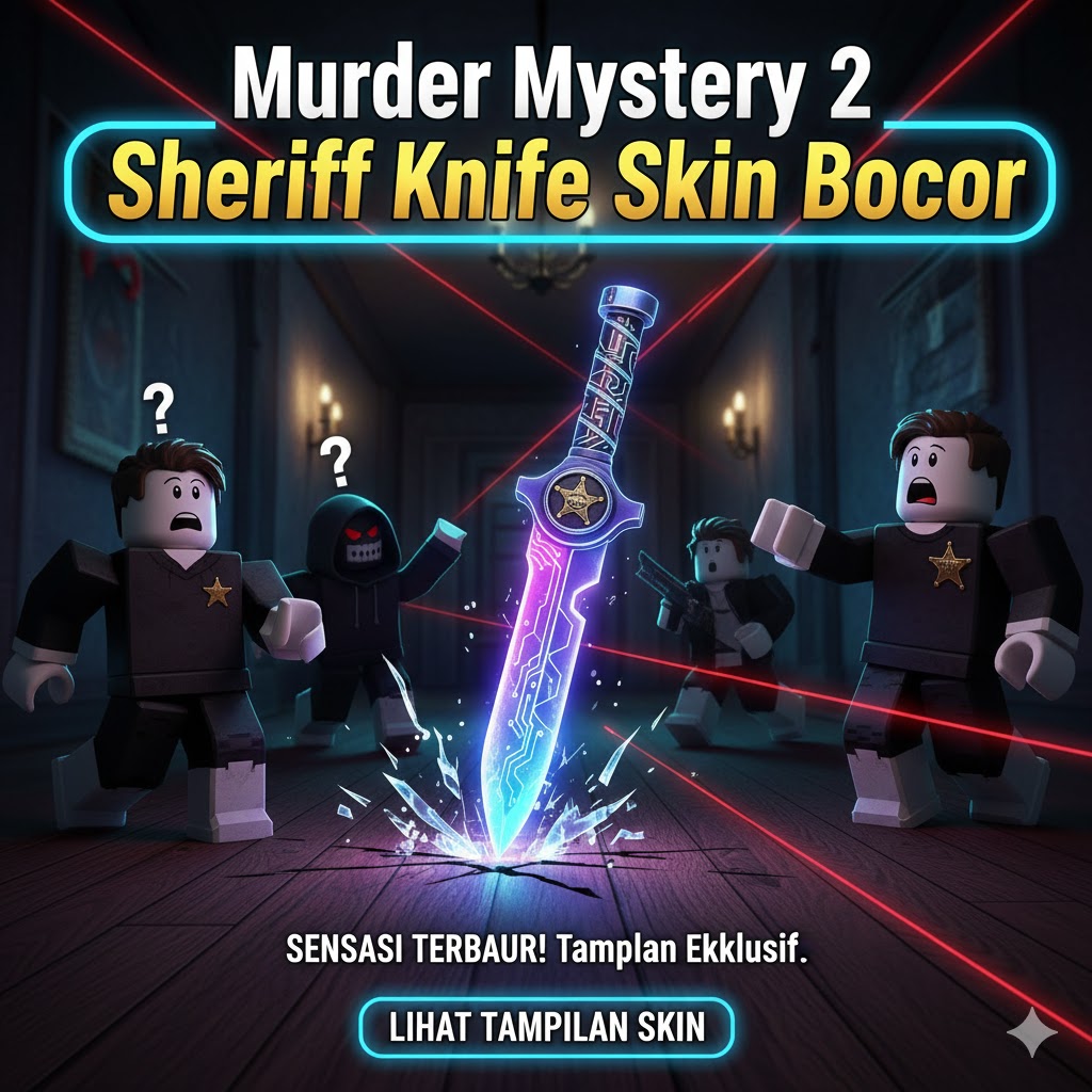 Murder Mystery 2 Sheriff Knife Skin Bocor: Panduan Lengkap Leak Terbaru 2026