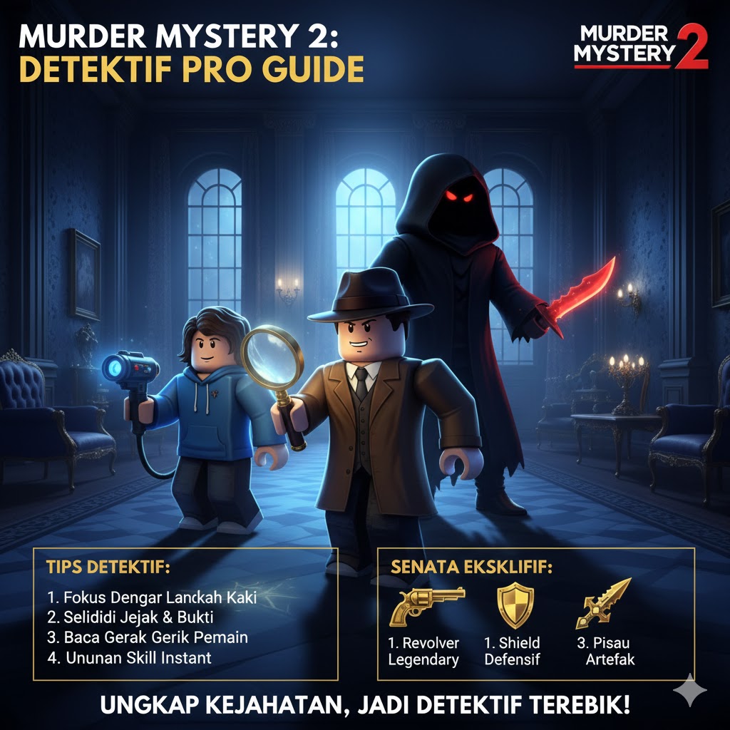 Murder Mystery 2: Detektif Pro Guide Terbaru Januari 2026