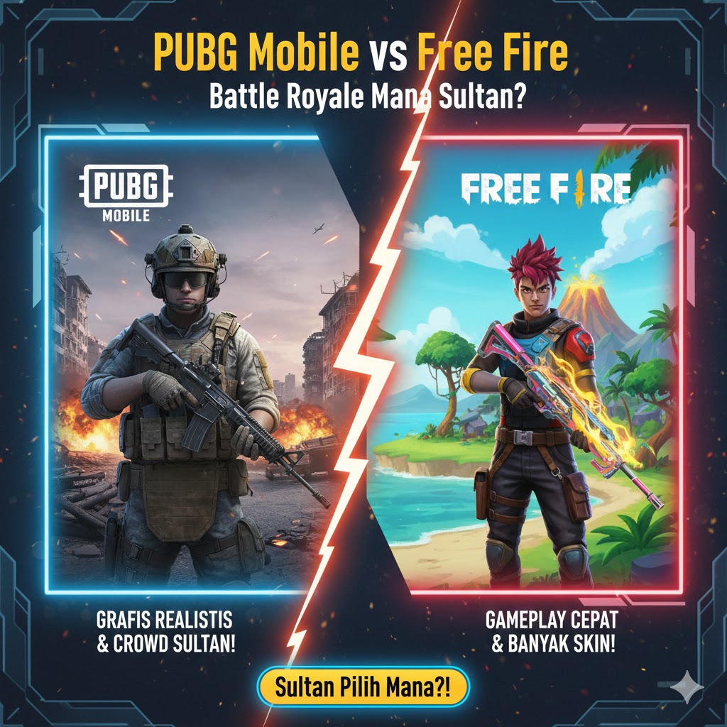 PUBG Mobile vs Free Fire: Battle Royale Mana Sultan?