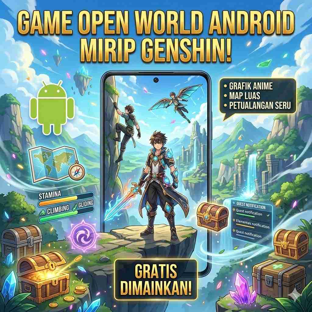Game Open World Android Mirip Genshin Gratis