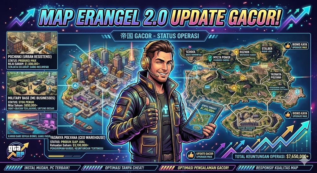 Map Erangel 2.0 Update Gacor PUBG Mobile 2026!