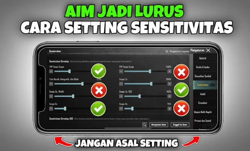 Rahasia Setting Sensitivitas PUBG Mobile untuk Headshot Akurat